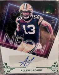 Allen Lazard [Green] #NS-AL Football Cards 2022 Panini Elements Neon Signs Autographs Prices