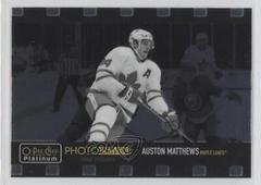 Auston Matthews Hockey Cards 2020 O Pee Chee Platinum Photo Driven Prices