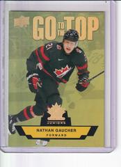Nathan Gaucher #GT-29 Hockey Cards 2023 Upper Deck Team Canada Juniors Go To The Top Prices