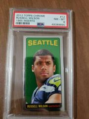 Russell Wilson Football Cards 2012 Topps Chrome 1965 Inserts Prices