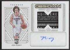 Josh Giddey [Jersey Autograph Contra] #240 Basketball Cards 2021 Panini Obsidian Prices