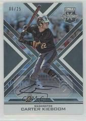 Carter Kieboom [Autograph Charcoal] #28 Baseball Cards 2016 Panini Elite Extra Edition Prices