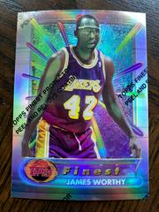 James Worthy [Refractor w/ Coating] Basketball Cards 1994 Finest Prices