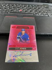 Zac Jones [Red] #DTAA-ZJ Hockey Cards 2021 Upper Deck Credentials Debut Ticket Access Autographs Prices