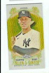 Aaron Judge [Mini Gold Refractor] #126 Baseball Cards 2021 Topps Allen & Ginter Chrome Prices