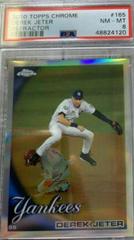 Derek Jeter [Refractor] #165 Baseball Cards 2010 Topps Chrome Prices