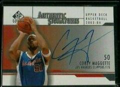 Corey Maggette Basketball Cards 2003 SP Authentic Signatures Prices