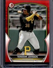 Termarr Johnson [Red] #BP-88 Baseball Cards 2023 Bowman Paper Prospects Prices