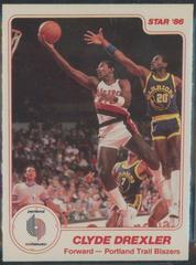 Clyde Drexler #106 Basketball Cards 1985 Star Prices