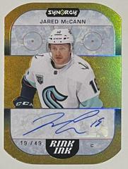 Jared McCann [Orange] #RI-MC Hockey Cards 2022 Upper Deck Synergy Rink Ink Autographs Prices