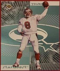 Steve Young [Blue] #9 Football Cards 1998 Upper Deck UD Choice Starquest Prices