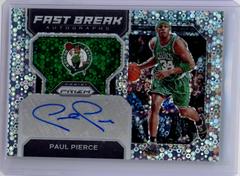 Paul Pierce #FB-PPC Basketball Cards 2022 Panini Prizm Fast Break Autographs Prices