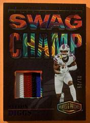 Stefon Diggs [Blue] #SC-SD Football Cards 2023 Panini Plates and Patches Swag Champ Prices