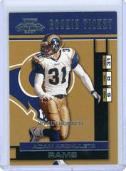 Adam Archuleta [Championship Ticket] #101 Football Cards 2001 Playoff Contenders Prices
