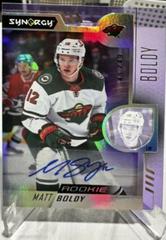 Matt Boldy [Purple Autograph] Hockey Cards 2022 Upper Deck Synergy Prices