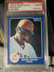 Major League Stats [Perforated] #3 Baseball Cards 1986 Star Rice Prices