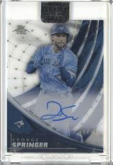 George Springer #TEK-GS Baseball Cards 2022 Topps Clearly Authentic Tek Autographs Prices