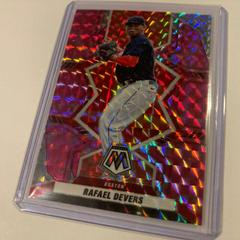 Rafael Devers [Pink Camo] #2 Baseball Cards 2022 Panini Mosaic Prices