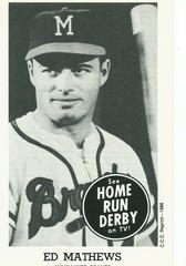 Ed Mathews Baseball Cards 1959 Home Run Derby Prices