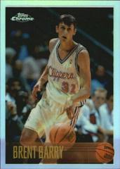 Brent Barry [Refractor] #60 Basketball Cards 1996 Topps Chrome Prices