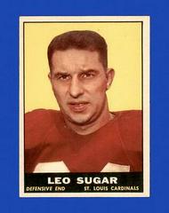 Leo Sugar Football Cards 1961 Topps Prices