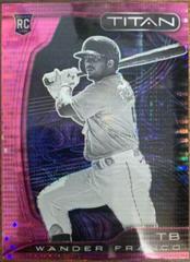 Wander Franco [Pink Pulsar] #1 Baseball Cards 2022 Panini Chronicles Titan Prices