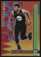 Joel Embiid [Red] Basketball Cards 2018 Panini Donruss Optic All Stars Prices