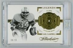 Earl Campbell Football Cards 2016 Panini Flawless Prices
