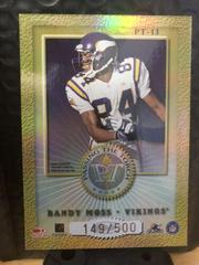 Jerry Rice, Randy Moss [Autograph] Football Cards 2000 Panini Donruss Elite Passing the Torch Prices