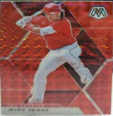 Mike Trout [Red Mosaic] Baseball Cards 2021 Panini Mosaic Prices