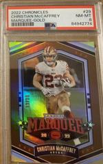 Christian McCaffrey [Gold] #29 Football Cards 2022 Panini Chronicles Marquee Prices
