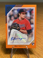 Eli Morgan [Orange] Baseball Cards 2022 Topps Gallery Rookie Autographs Prices