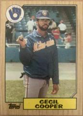 Cecil Cooper Baseball Cards 1987 Topps Prices