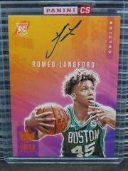 Romeo Langford [Citrine] #FP-RLA Basketball Cards 2019 Panini Court Kings Fresh Paint Autographs Prices