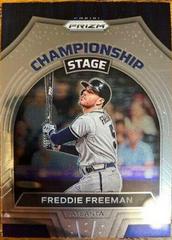 Freddie Freeman #CS-2 Baseball Cards 2022 Panini Prizm Championship Stage Prices