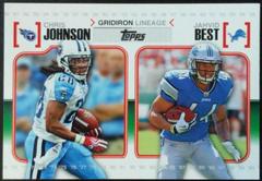 Chris Johnson, Jahvid Best Football Cards 2010 Topps Gridiron Lineage Prices