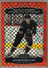Dylan Guenther [Orange Checkers] Hockey Cards 2022 O Pee Chee Platinum Previews Prices