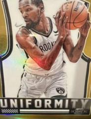Kevin Durant [Gold] #16 Basketball Cards 2021 Panini Contenders Optic Uniformity Prices