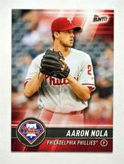 Aaron Nola #74 Baseball Cards 2017 Topps Bunt Prices