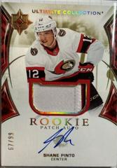 Shane Pinto [Patch Autograph] #155 Hockey Cards 2021 Ultimate Collection Prices