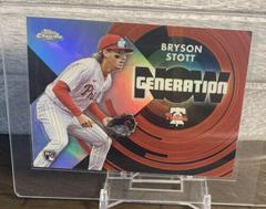 Bryson Stott Baseball Cards 2022 Topps Chrome Update Generation Now Prices