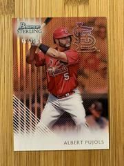 Albert Pujols [Rose Gold] Baseball Cards 2022 Bowman Sterling Tek Prices