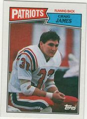 Craig James #98 Football Cards 1987 Topps Prices