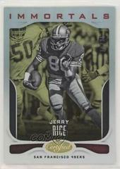 Jerry Rice [Mirror Gold] Football Cards 2017 Panini Certified Prices