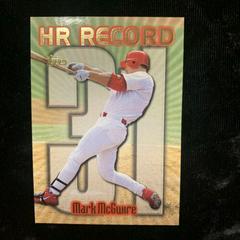 Mark McGwire [#31] #220 Baseball Cards 1999 Topps Home Run Record Prices