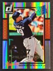George Springer [Career Stat Line] #249 Baseball Cards 2014 Donruss Prices