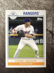 Corey Seager #19 Baseball Cards 2022 Topps 582 Montgomery Club Set 4 Prices