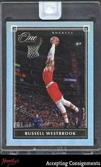 Russell Westbrook #8 Basketball Cards 2019 Panini One and One Prices