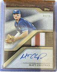 Matt Chapman Baseball Cards 2024 Topps Reverence Autograph Patch Prices