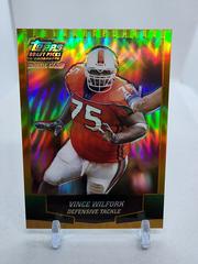 Vince Wilfork [Gold Chrome Refractor] Football Cards 2004 Topps Draft Picks & Prospects Prices
